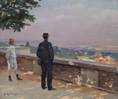 Paris from the Observatory at Meudon by Jules Ernest Renoux